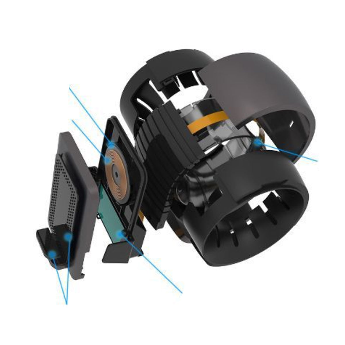 Wheel Of Power Mobile Wireless Charger Vista Shops
