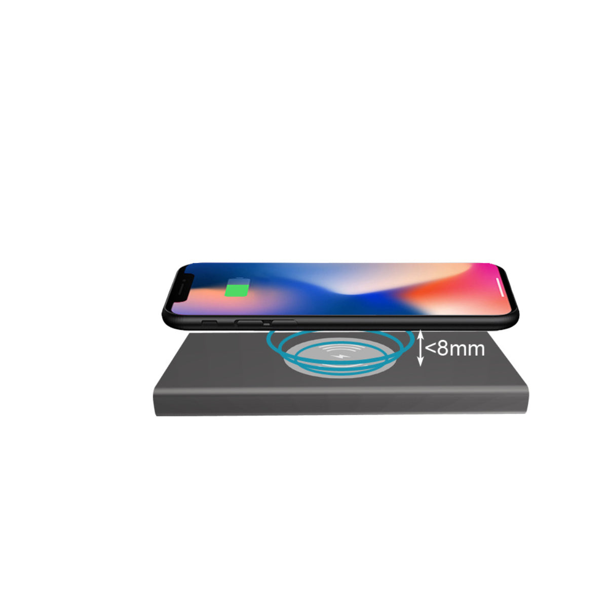 Powerful Portable Powerbank With Wireless Charger Vista Shops