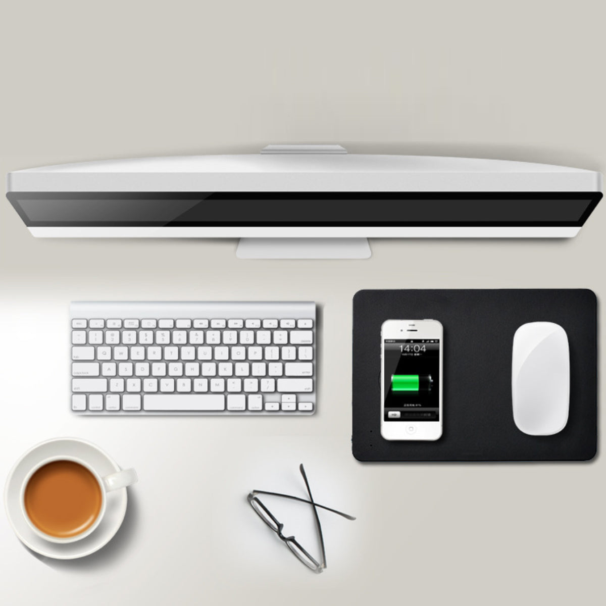 Superpower Pad 2 In 1 iPhone Wireless Charger, And Mouse Pad Vista Shops