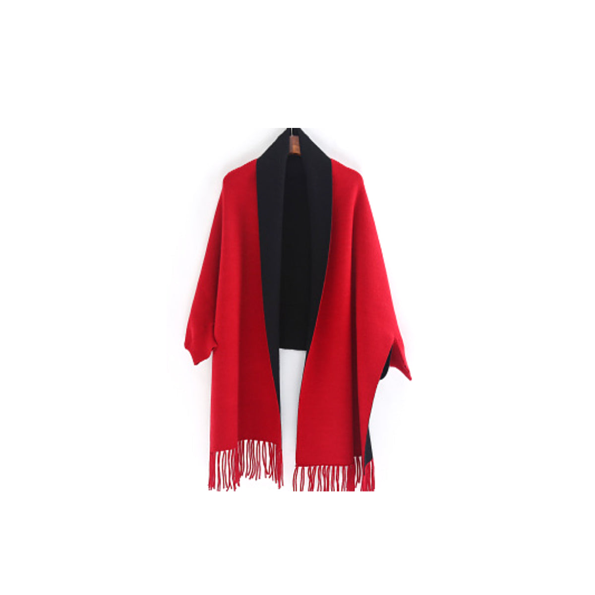 Aesthetica Two-Toned Shawl Coat Vista Shops