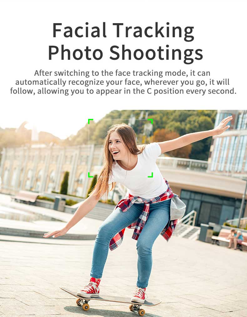 Robo 360 Rotation Smart AI Gimbal Live Video Record And Object Motion Tracking Vista Shops