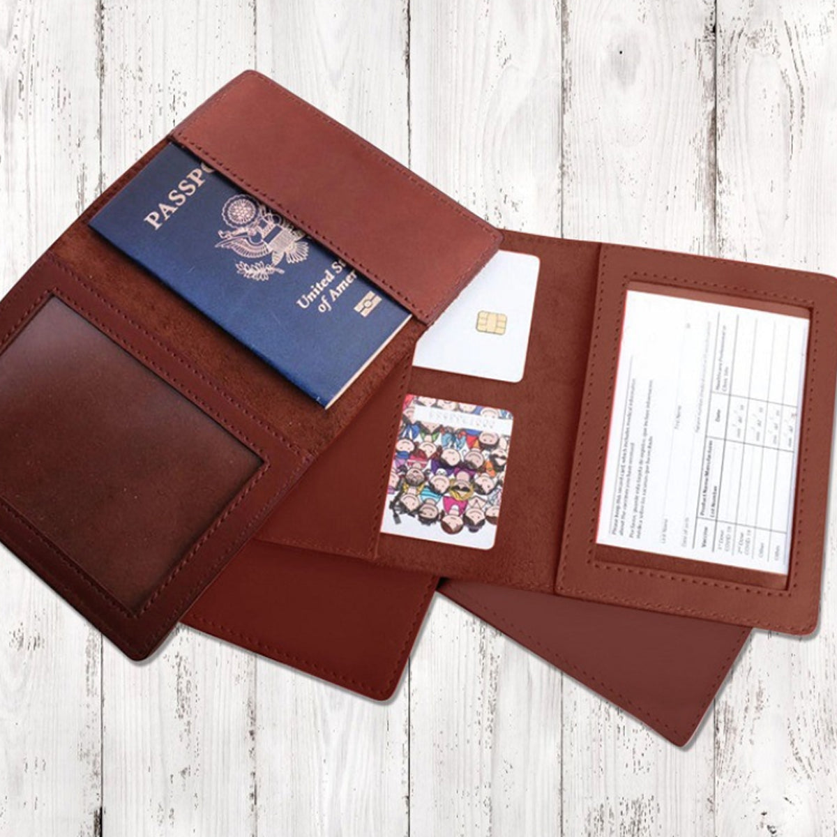 VIP 3 In 1 Card Holder For Vaccination Card, ID And Passport Vista Shops
