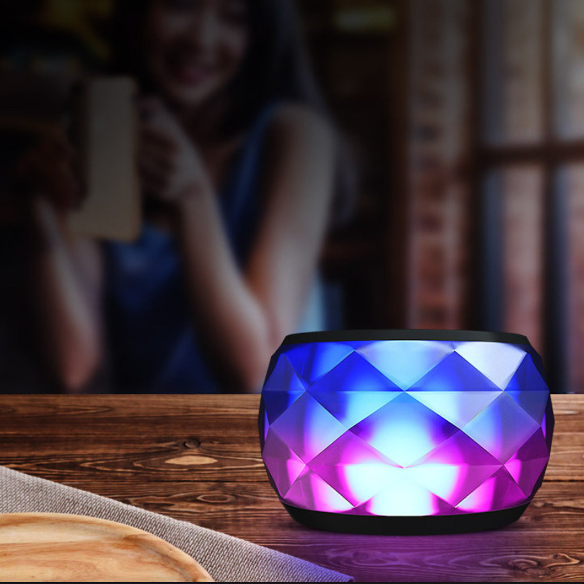 Candylight LED Stereo Bluetooth Mini Speaker And MP4 Player Vista Shops