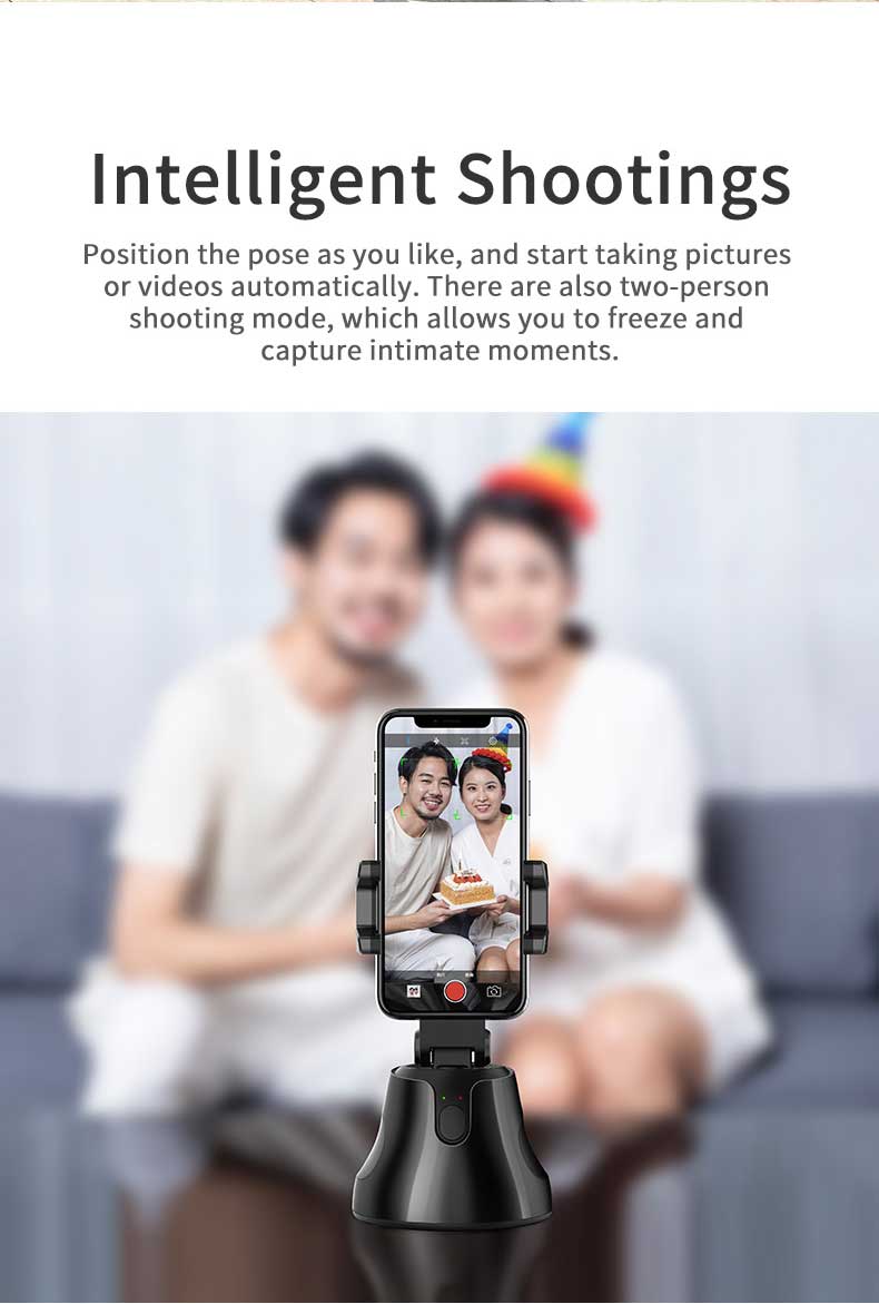 Robo 360 Rotation Smart AI Gimbal Live Video Record And Object Motion Tracking Vista Shops