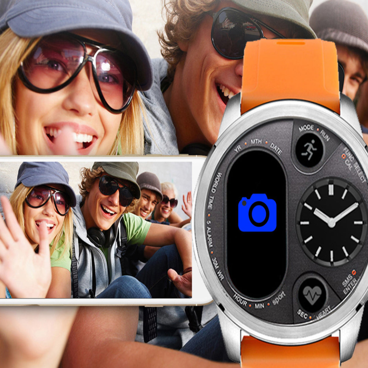 Alista Rugged Unisex Smart Watch Vista Shops
