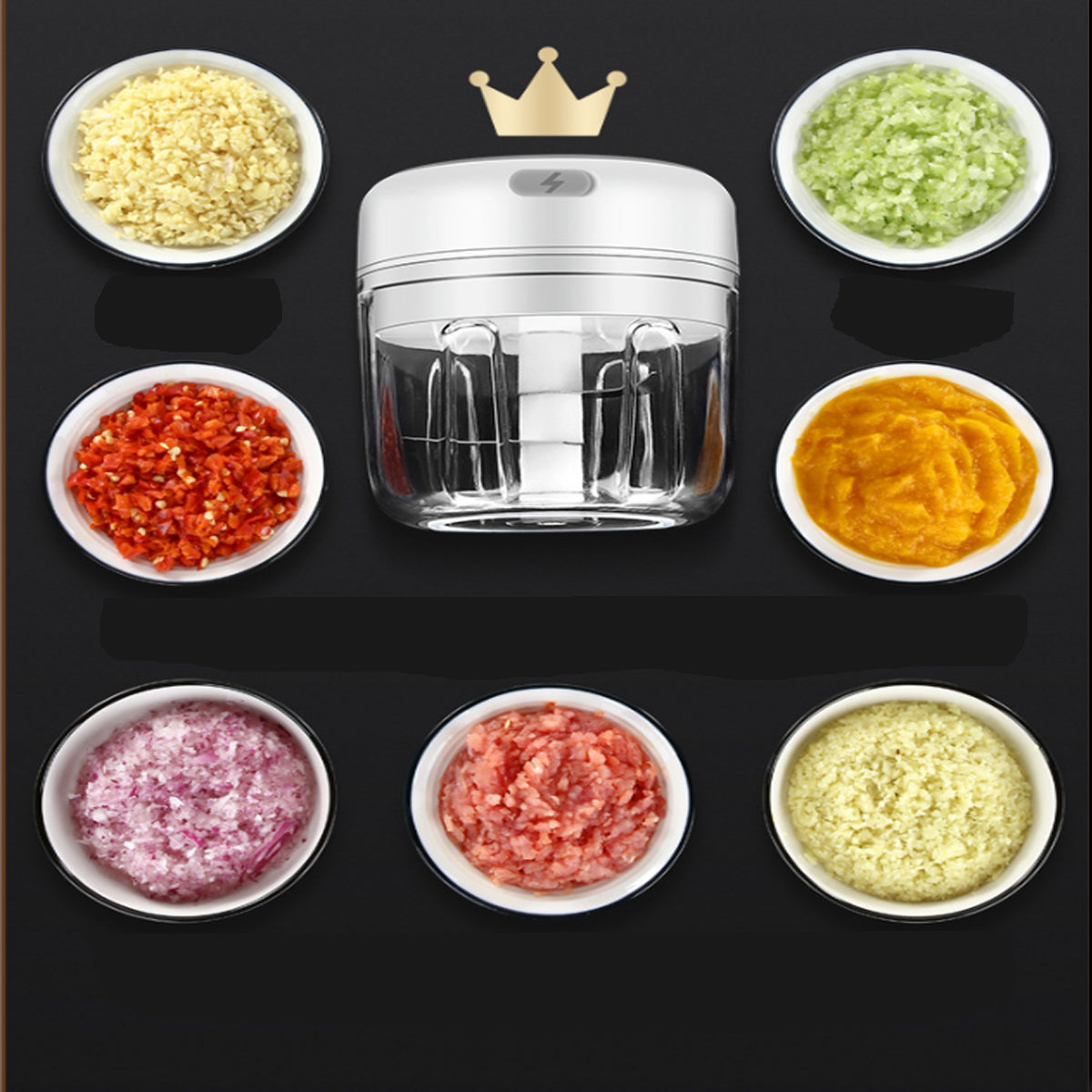 Quick Chop Powered Herbs,Veggie Chopper And Salsa Maker Vista Shops