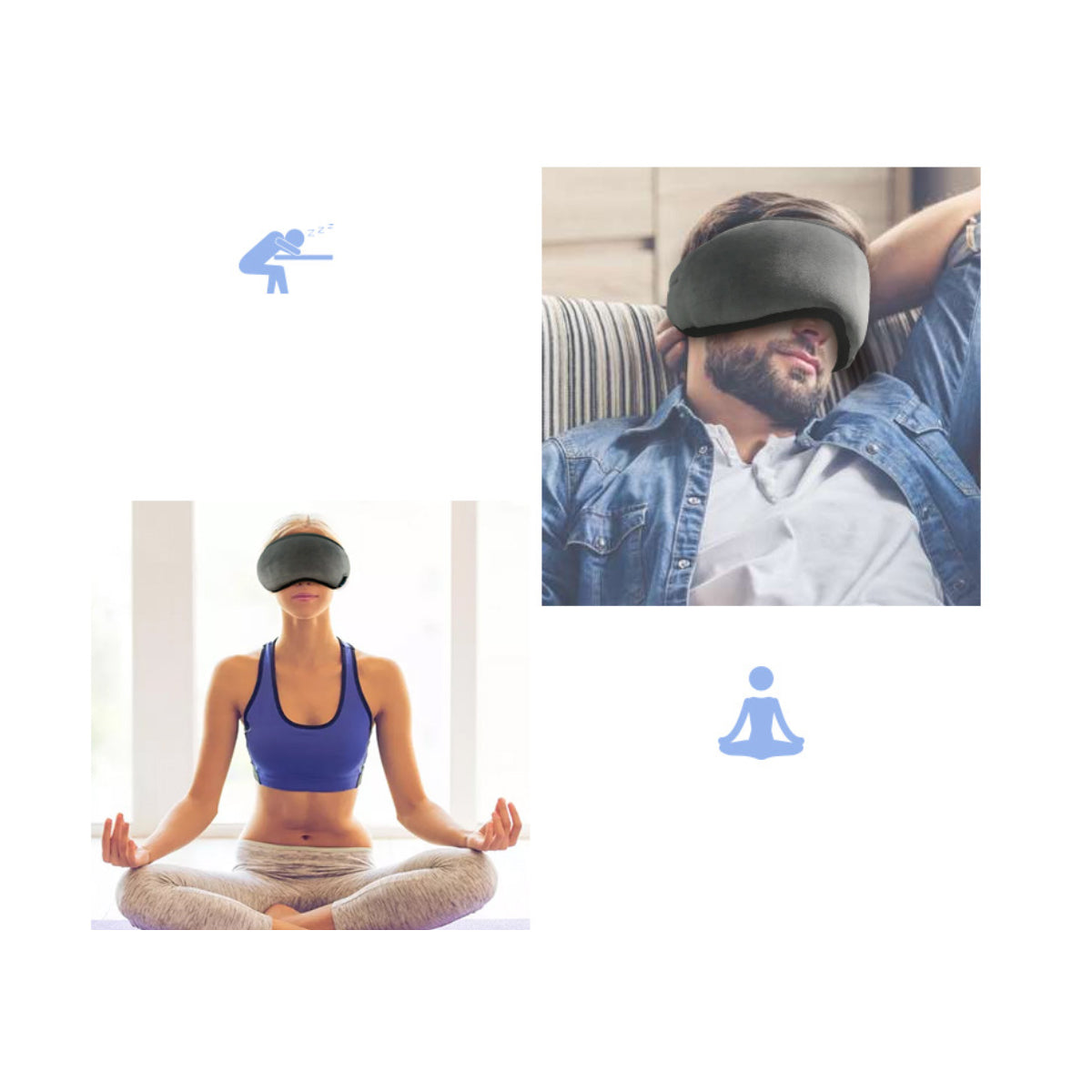 EZ Sleep Eye Blind Fold with Bluetooth Music Vista Shops