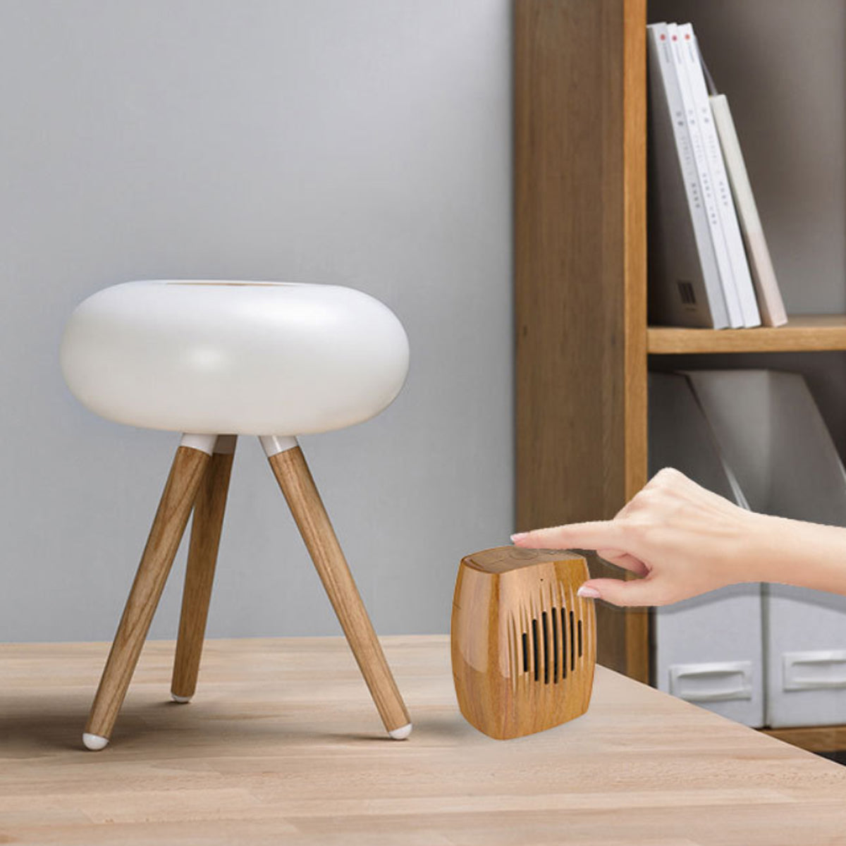 Wood Look Retro Bluetooth Speaker Vista Shops