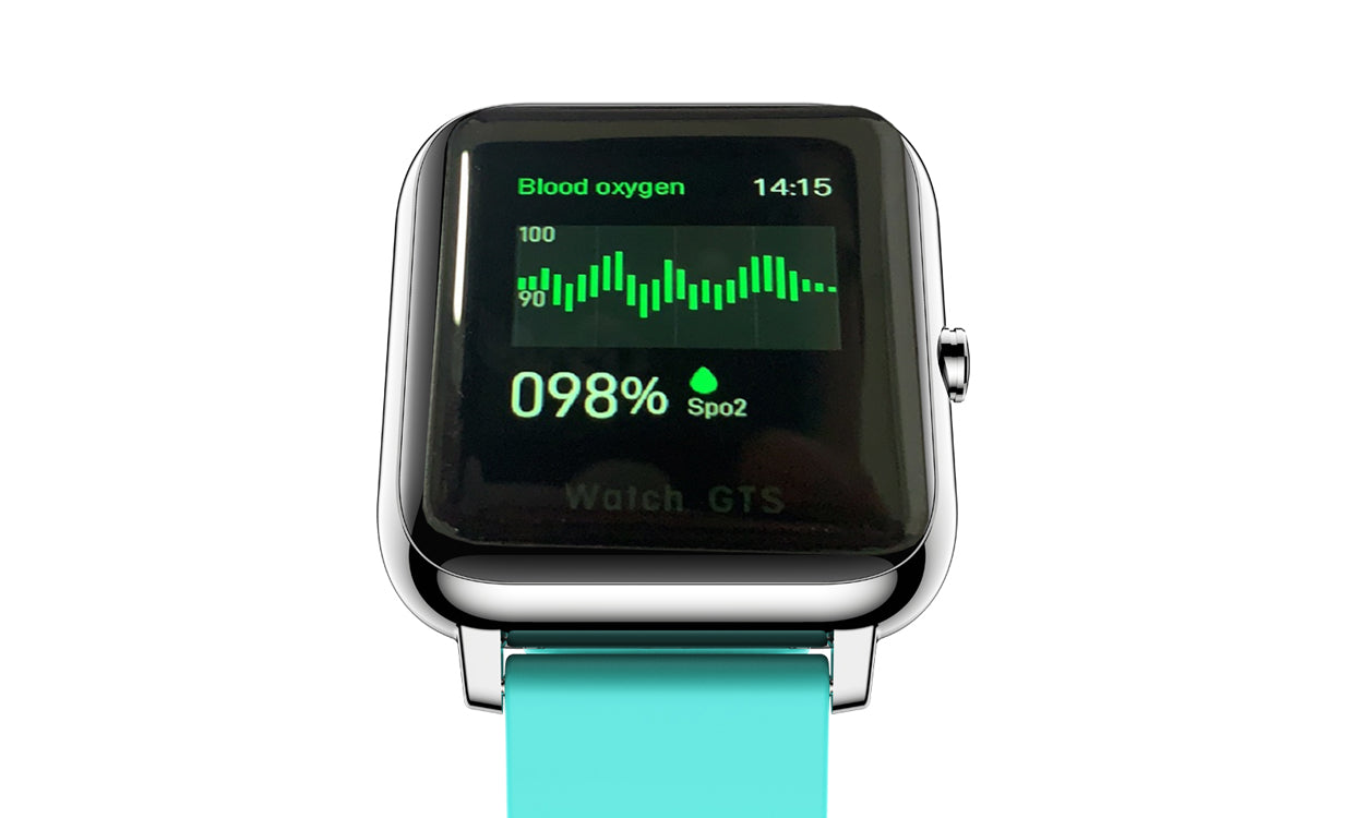 OXITEMP Smart Watch With Live Oximeter, Thermometer And Pulse Monitor With Activity Tracker Vista Shops