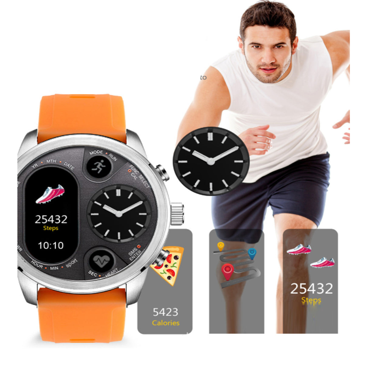 Alista Rugged Unisex Smart Watch Vista Shops