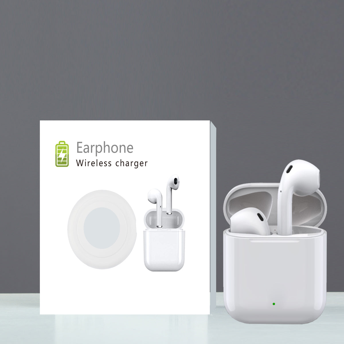 Bluetooth Earpods With Wireless Pad Vista Shops