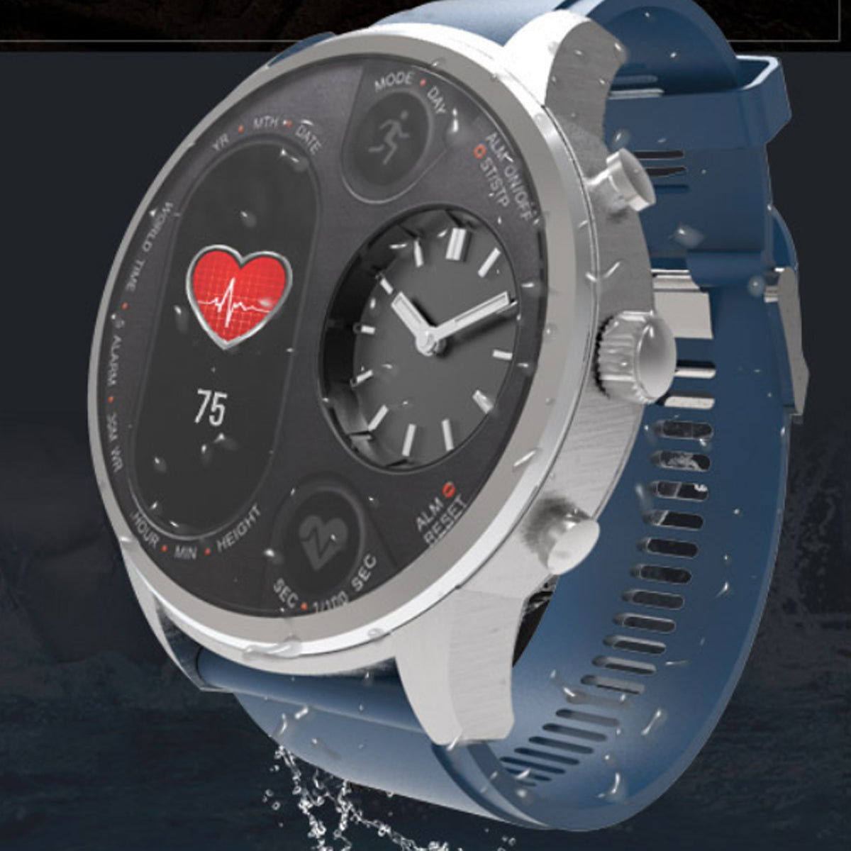 Alista Rugged Unisex Smart Watch Vista Shops