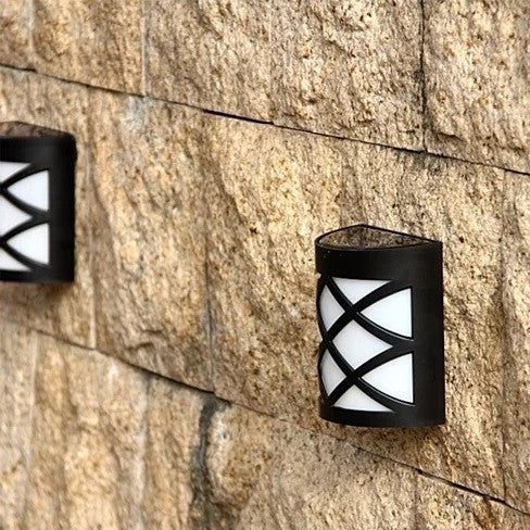 Spotlight Solar Wall Light In Lattice Design Vista Shops