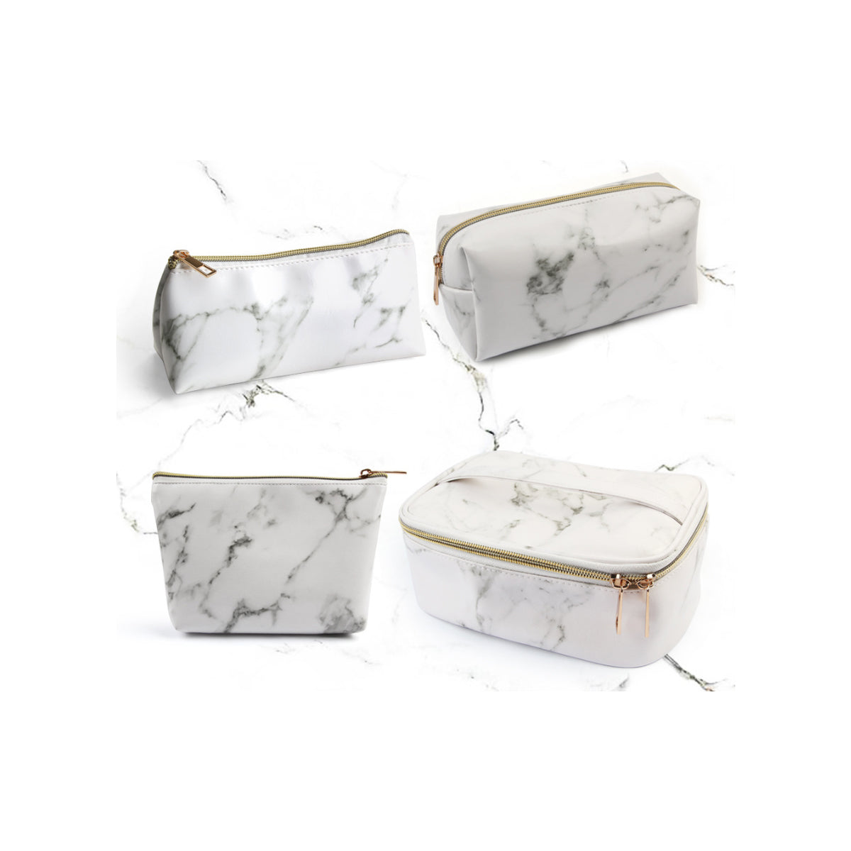 Mirabella 4 in 1 Marbled Cosmetic Bags Vista Shops