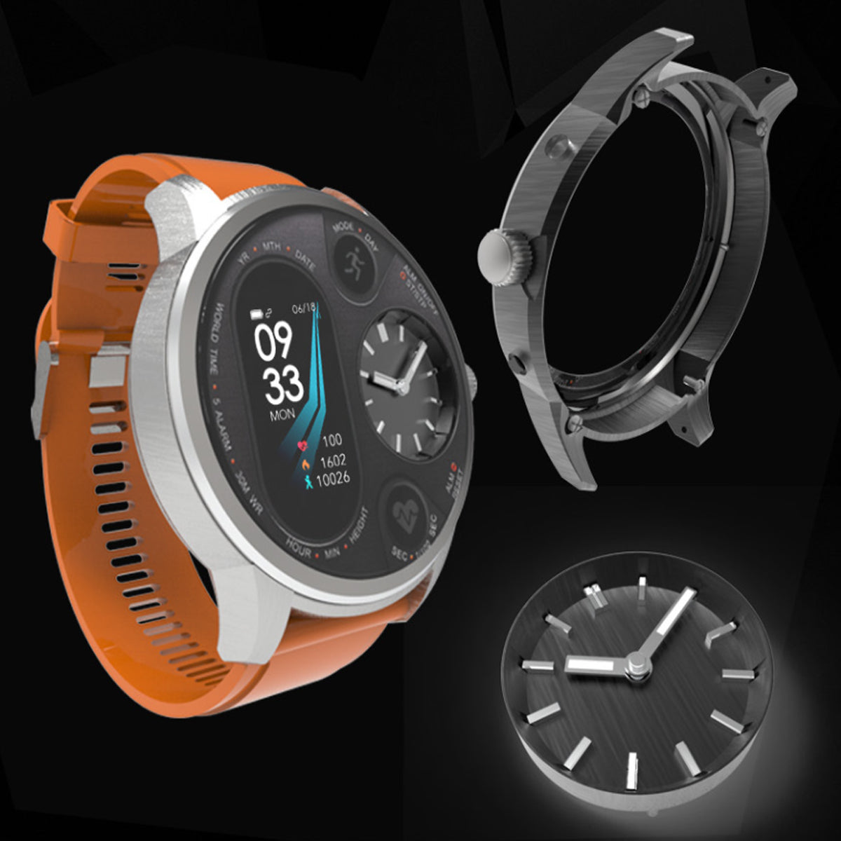 Alista Rugged Unisex Smart Watch Vista Shops