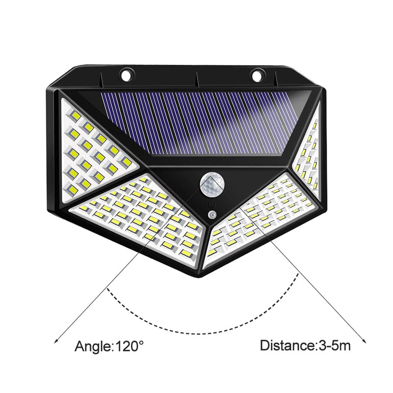 Outdoor Solar 100 LED Motion Sensor Light Vista Shops
