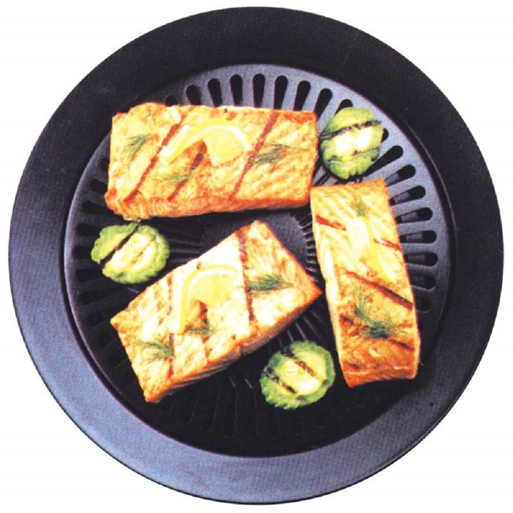 Go Go Smokeless Non-Stick Barbecue Grill For Indoors And Outdoors Vista Shops