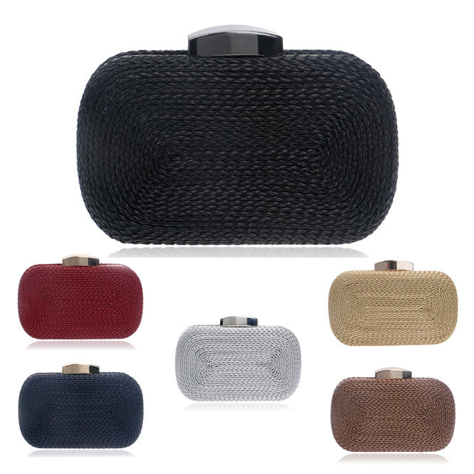 Roped In Clutch With Nautical Motif Vista Shops
