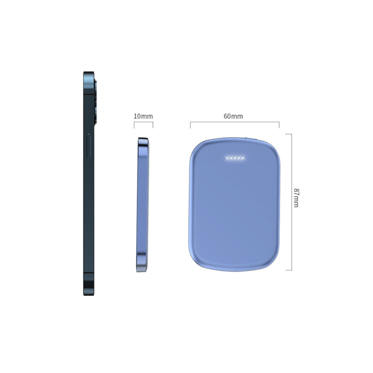 Chargomate Magnetic Portable Wireless Charger And Power Bank For Apple And Android Vista Shops