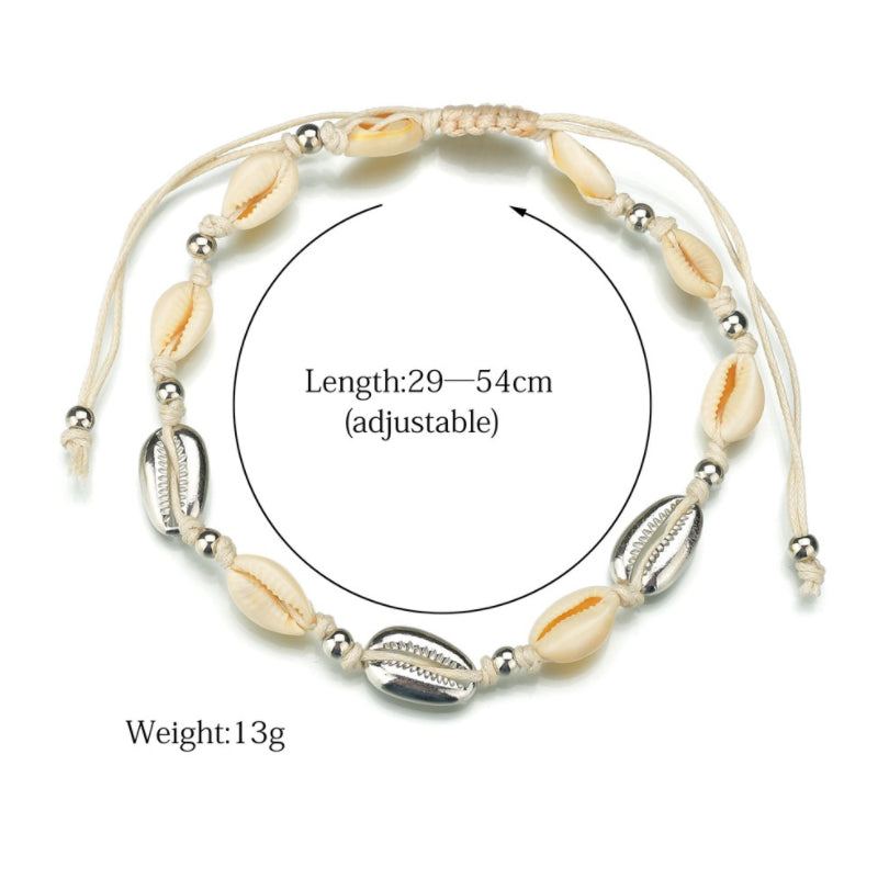 Ocean And Earth Cowrie Shell Statement Necklace Vista Shops