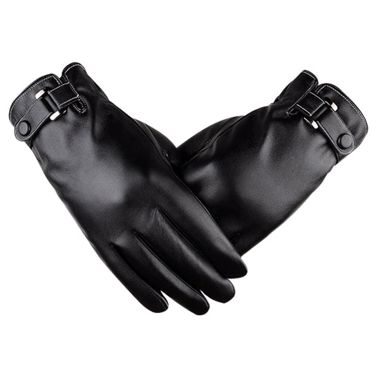 Autumn Warmth Stylish Vegan Leather Touch Smart Gloves Vista Shops