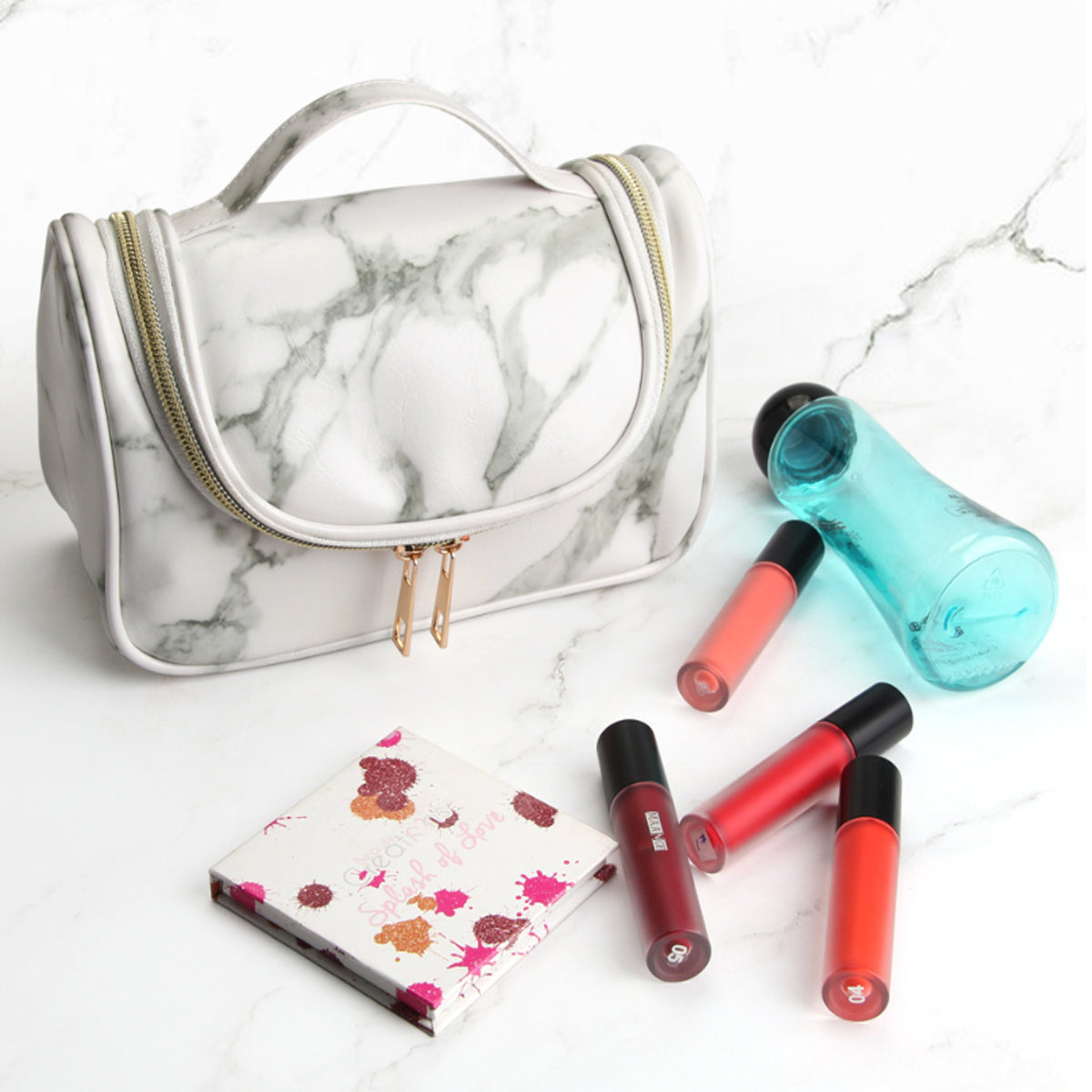 Mirabella 4 in 1 Marbled Cosmetic Bags Vista Shops