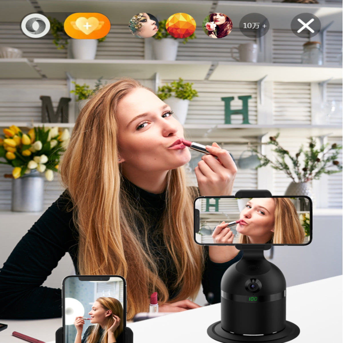 3 IN 1 360 Self Videographer Bluetooth Speaker And Remote Control Vista Shops