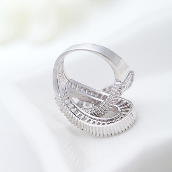 Together Forever Baguette Ring 2 Infinity Loops In 1 Vista Shops