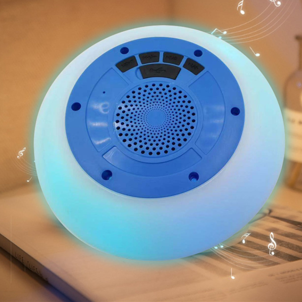Floatilla Bluetooth LED Enabled Waterproof Speaker For Pools And Outdoors Vista Shops