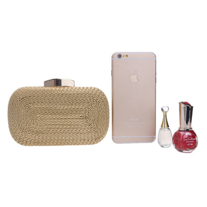 Roped In Clutch With Nautical Motif Vista Shops