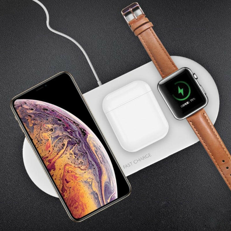3 in 1 Multi Device Qi Wireless Fast Charger Vista Shops