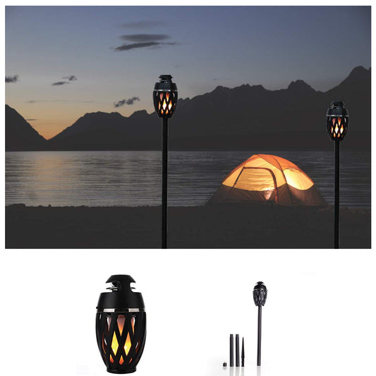 Tiki Tiki To To Outdoor LED Torch With Bluetooth Speaker Vista Shops