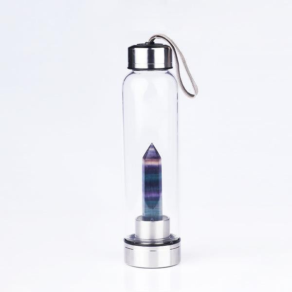 Pure Essence Natural Stone Infused Water In Glass Bottle Vista Shops