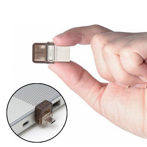 Dual Port Micro USB Flash Storage Memory Drive Vista Shops