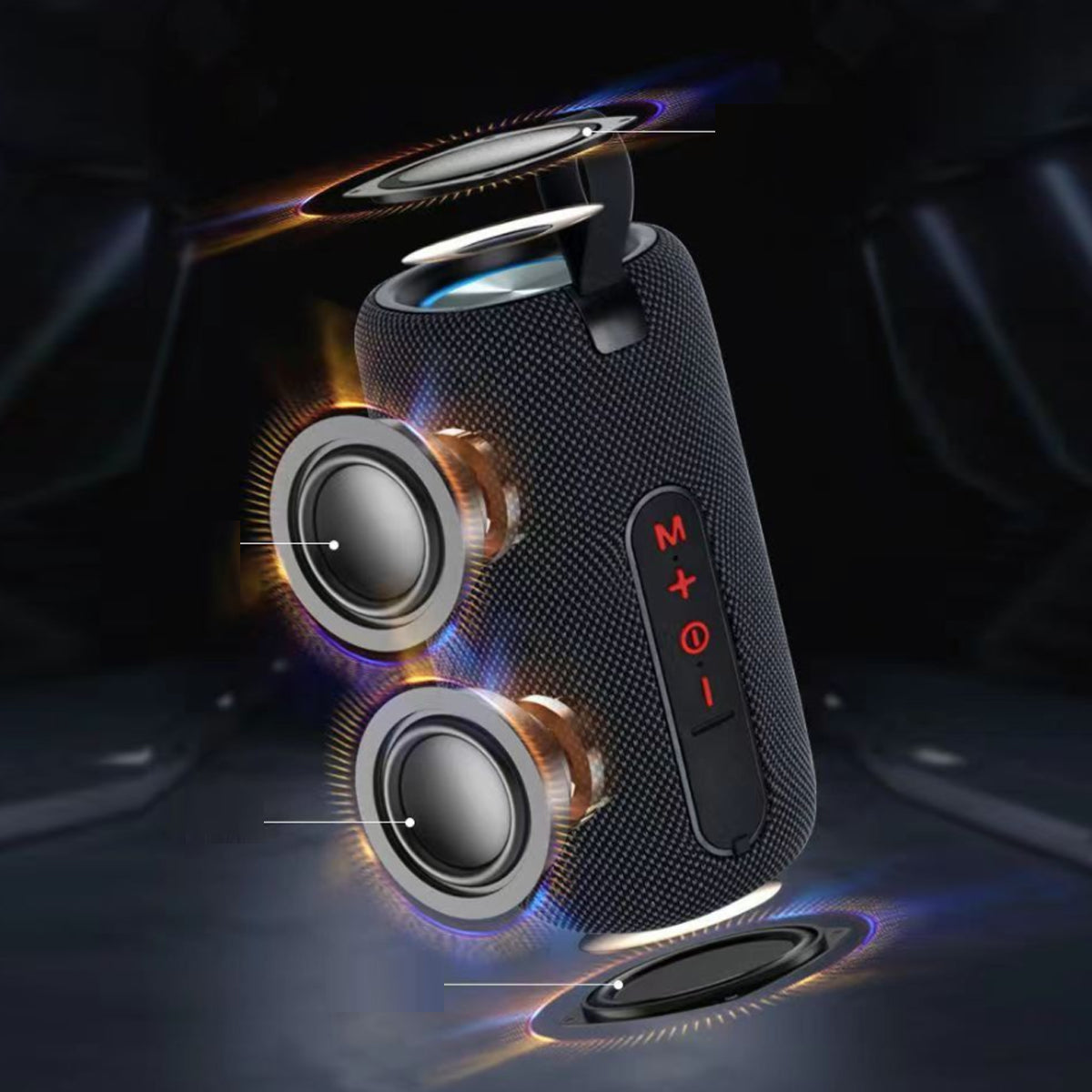 Dual Boom Bang Bluetooth Speaker Vista Shops