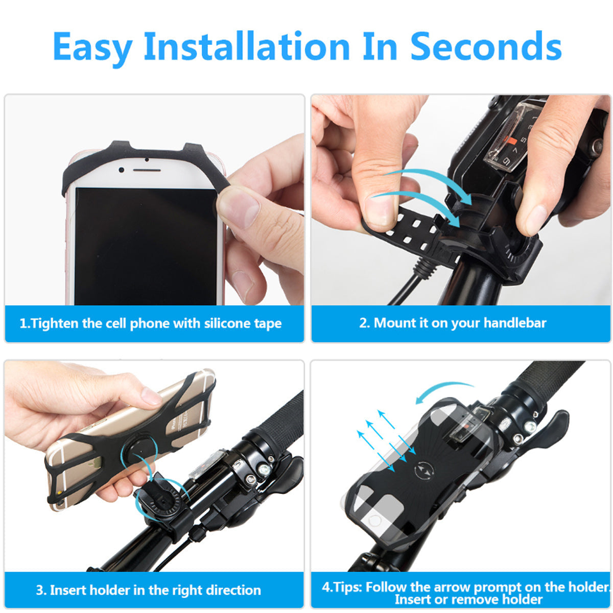 All Rounder 360 Bike Phone Holder Vista Shops