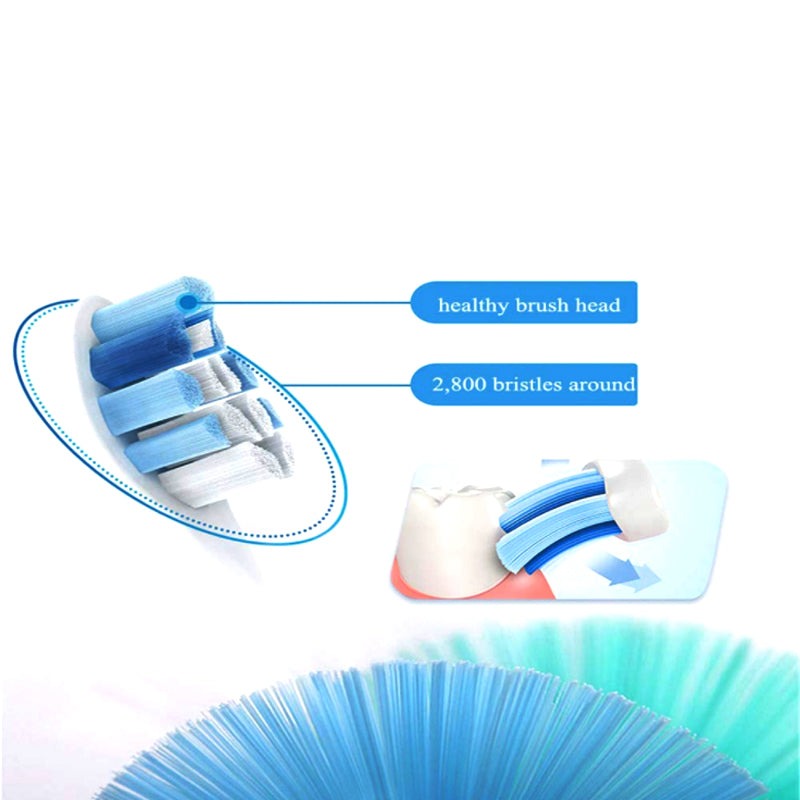 Ultrasonic Electro Toothbrush With Two Additional Brush Heads Vista Shops