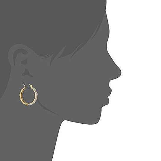 Sandy Beach Hoop Earrings Vista Shops