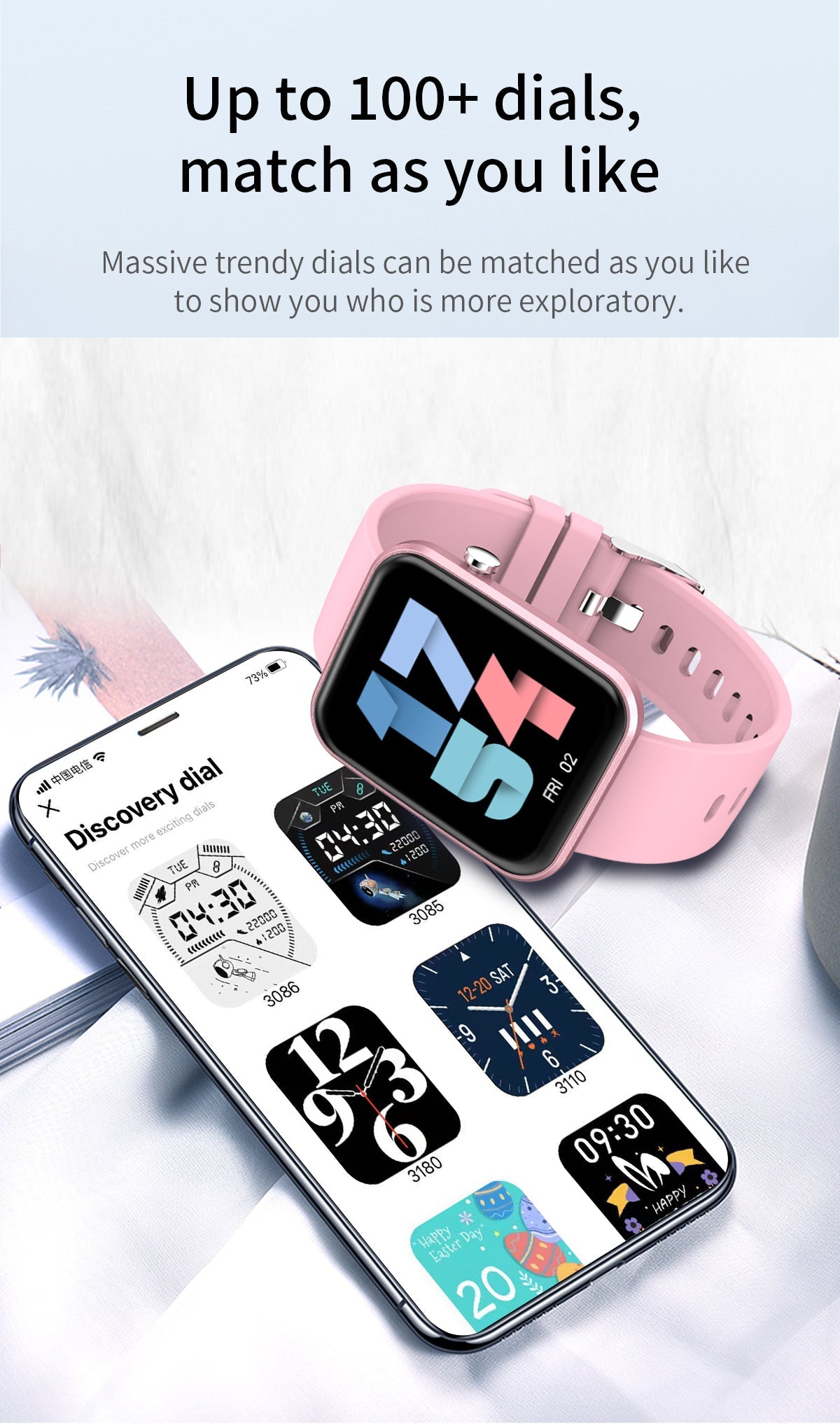 Advanced Smartwatch With Three Bands And Wellness + Activity Tracker Vista Shops