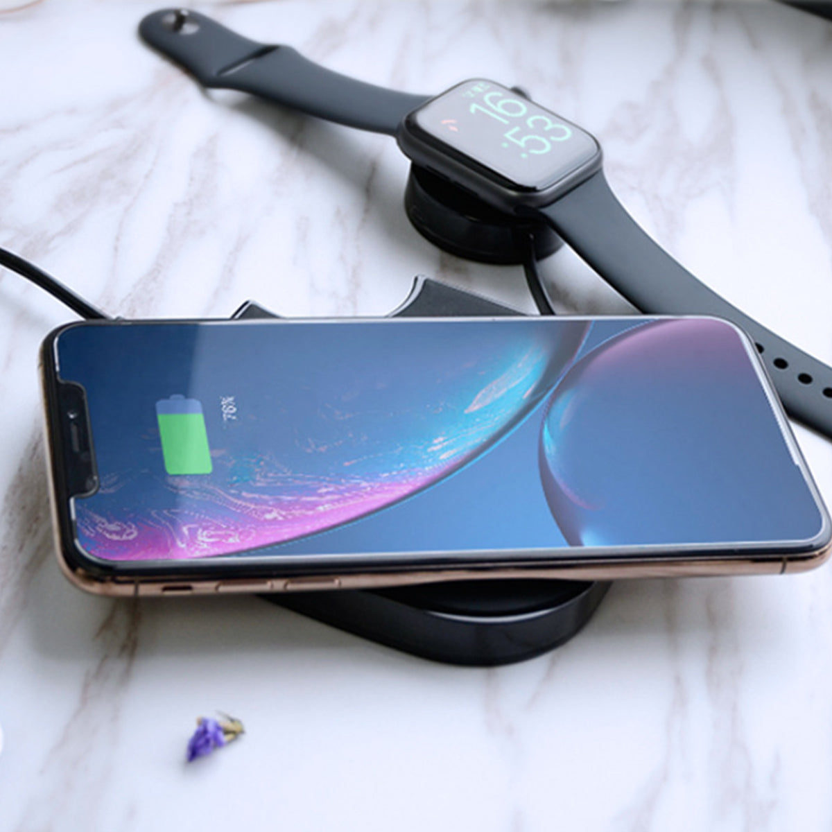 Teamwork 2 In 1 Wireless Phone And Apple Watch Charger Vista Shops