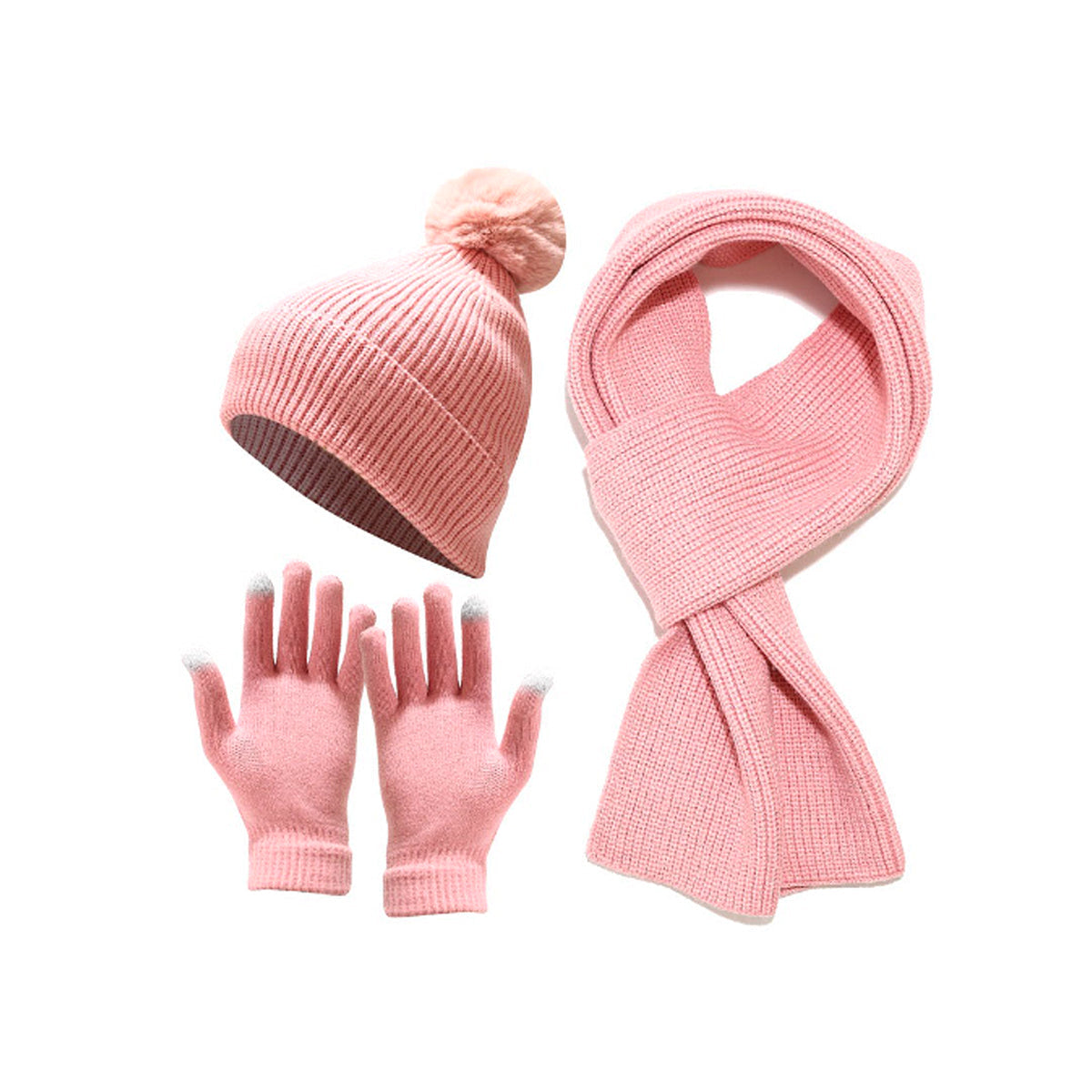 Cozy Winter 3 In 1 Scarf, Beany And Gloves Set Vista Shops