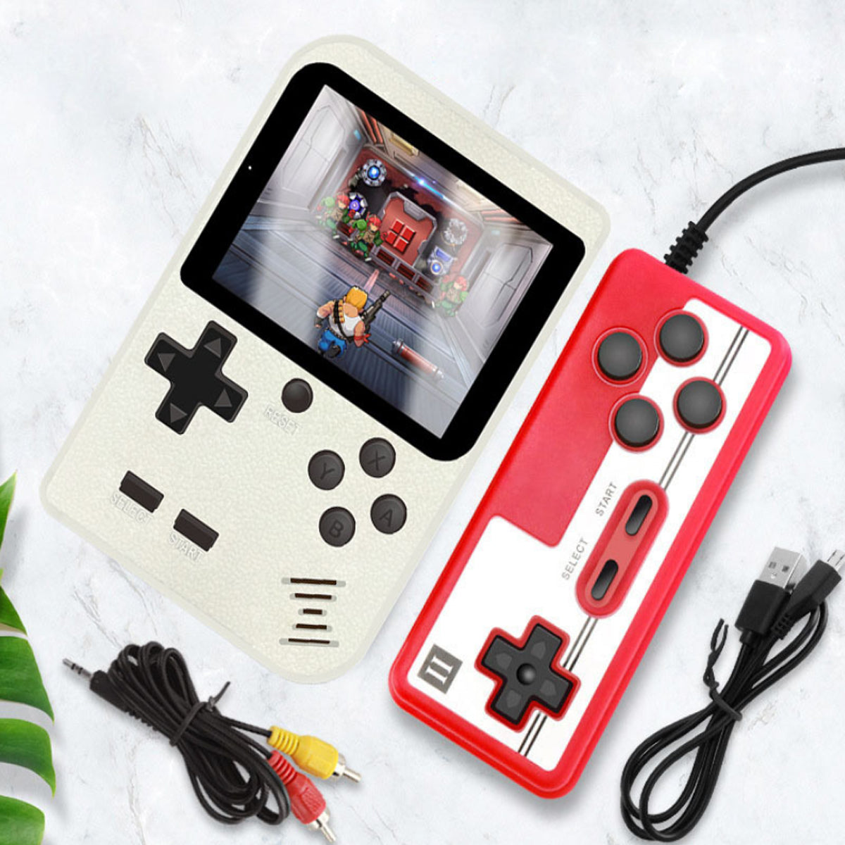 Portable Game Pad With 400 Games Included + Additional Player Controller Vista Shops
