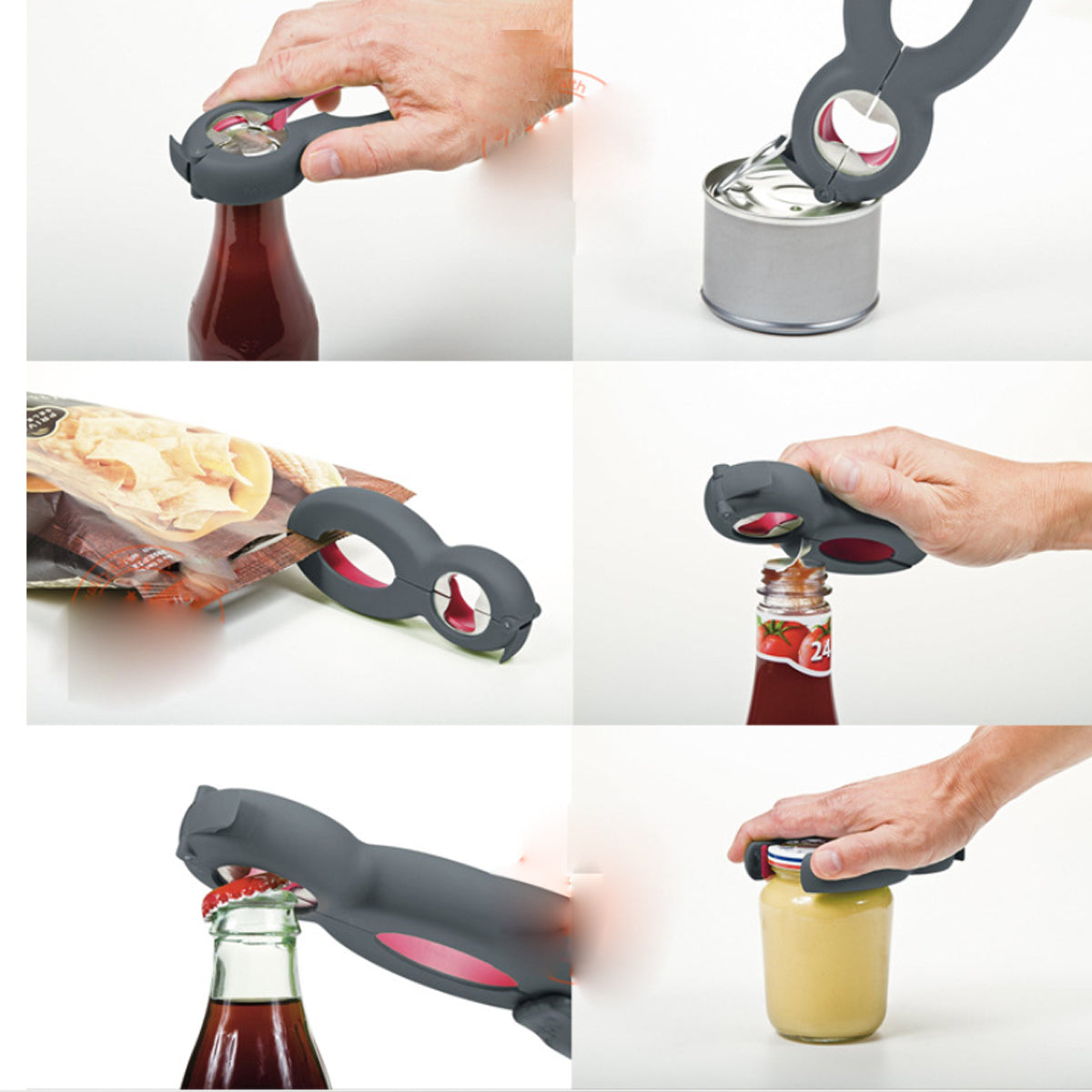 No-Slip Grip 6 in 1 Opener Vista Shops