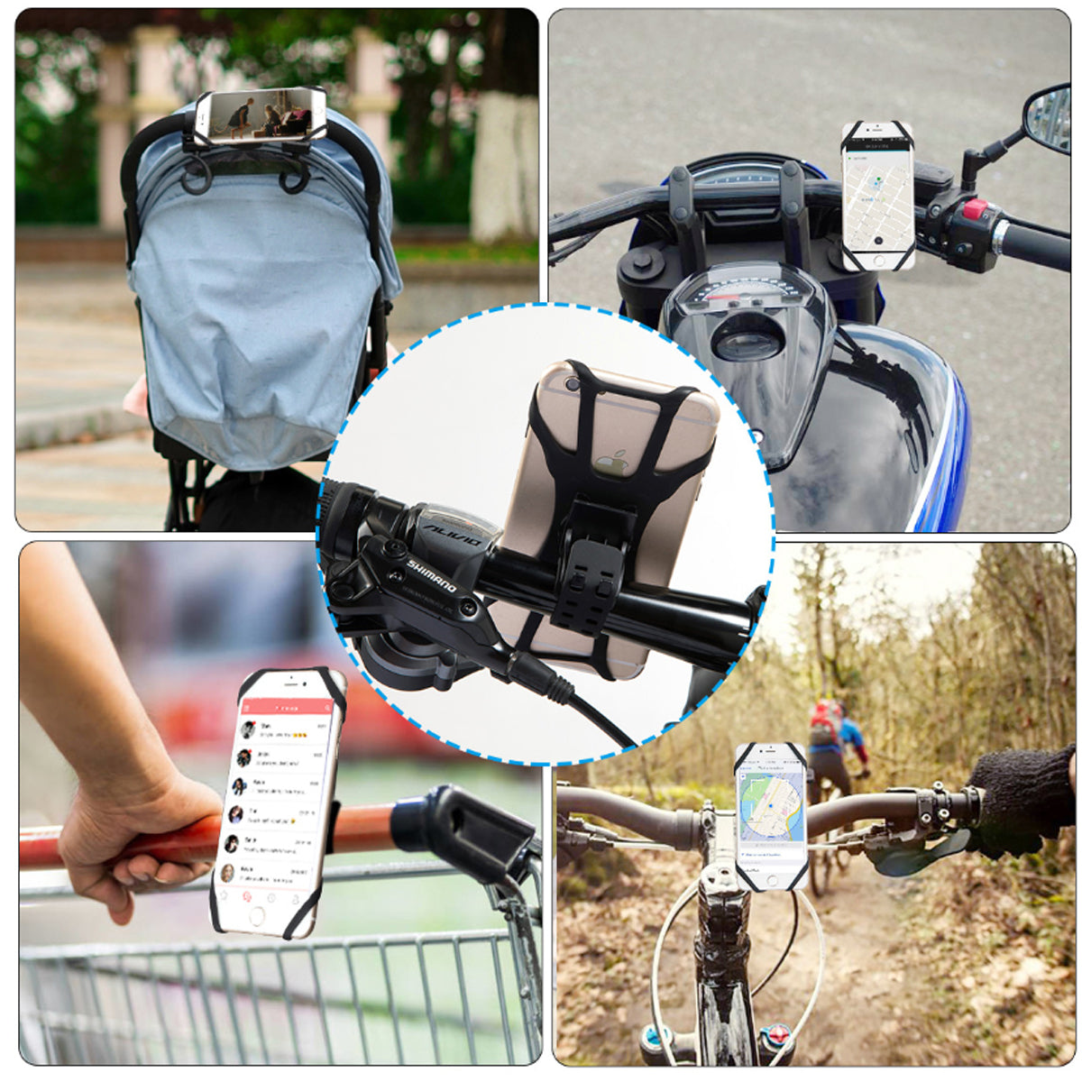 All Rounder 360 Bike Phone Holder Vista Shops