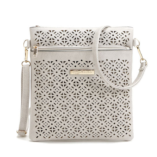 Blossomita Handbag With Cutout Flower Design Vista Shops