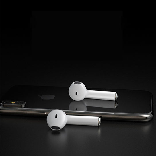 Clear Top Dual Chamber Wireless Bluetooth Earphones With Charging Box Vista Shops