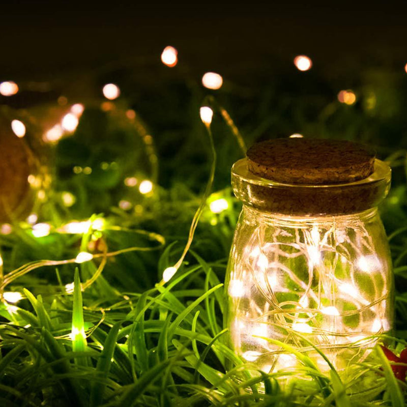 Mini Fiery 100 Lights Shine Like Firebugs With Solar Power 2/ Pak Vista Shops
