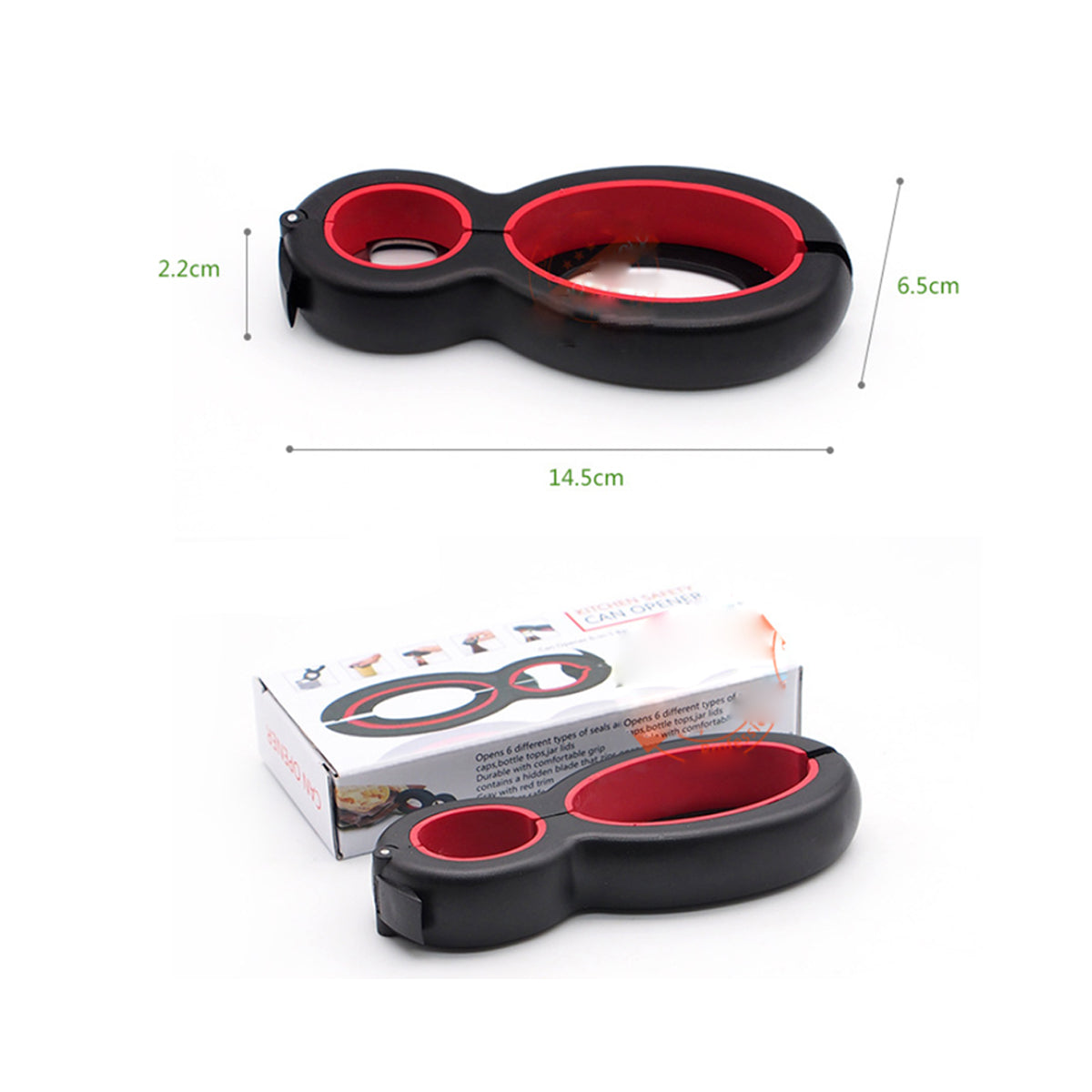 No-Slip Grip 6 in 1 Opener Vista Shops