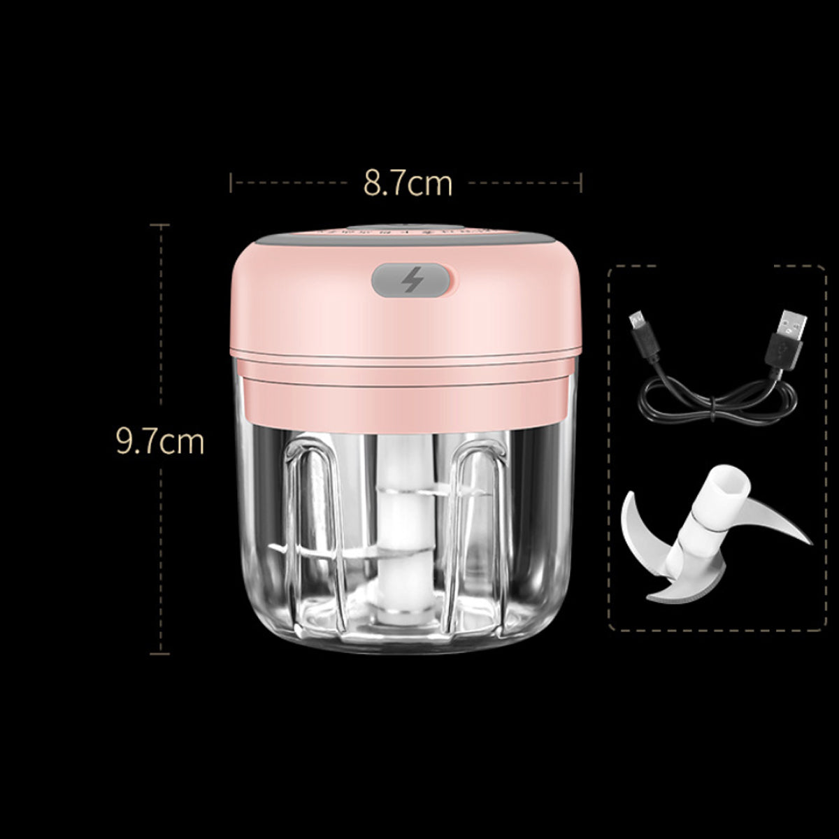 Quick Chop Powered Herbs,Veggie Chopper And Salsa Maker Vista Shops