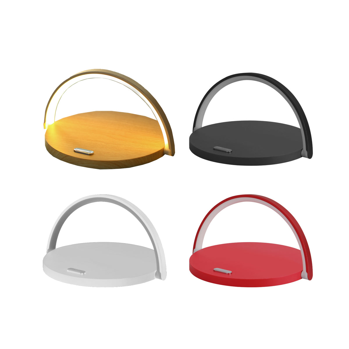 Moonlit Soft Glow LED Light, Wireless Phone Charger And Stand Vista Shops